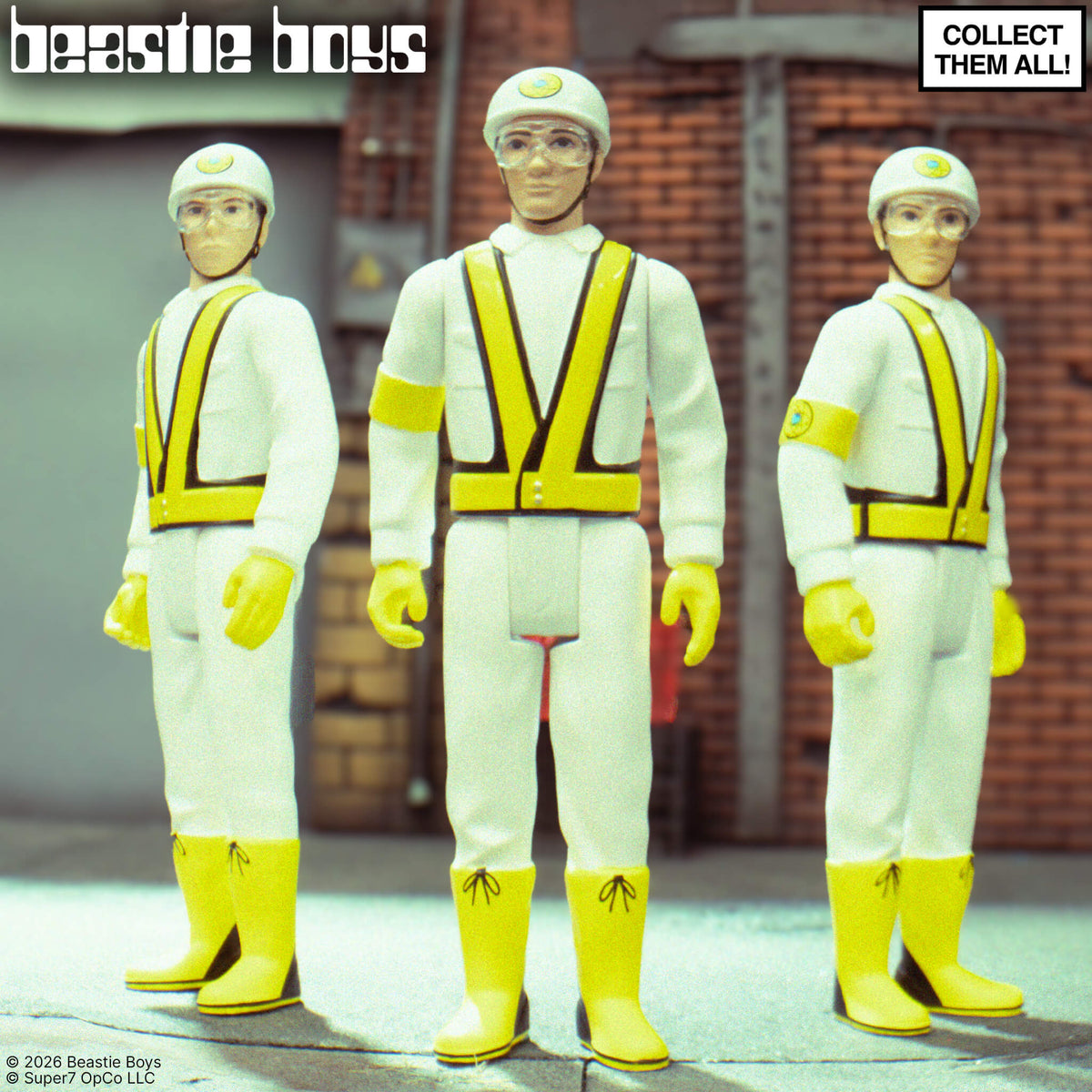 Beastie Boys ReAction Figures Wave 04 - Ad-Rock, MCA & Mike D (Intergalactic Crossing Guard)
