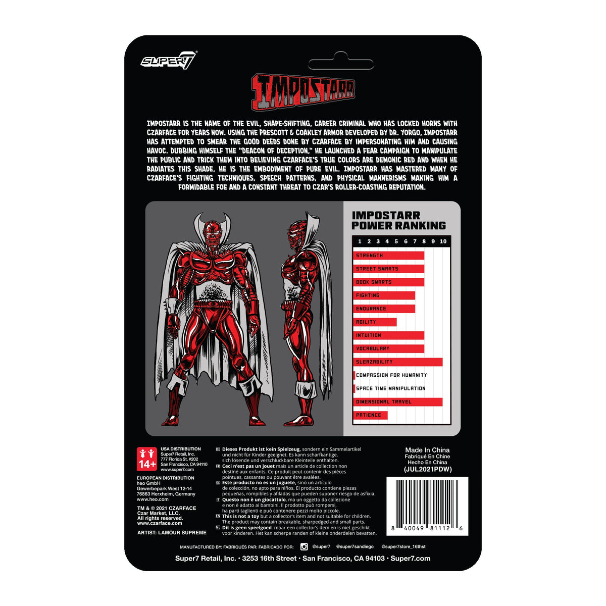 Czarface ReAction Figure - Czarface (Impostarr)