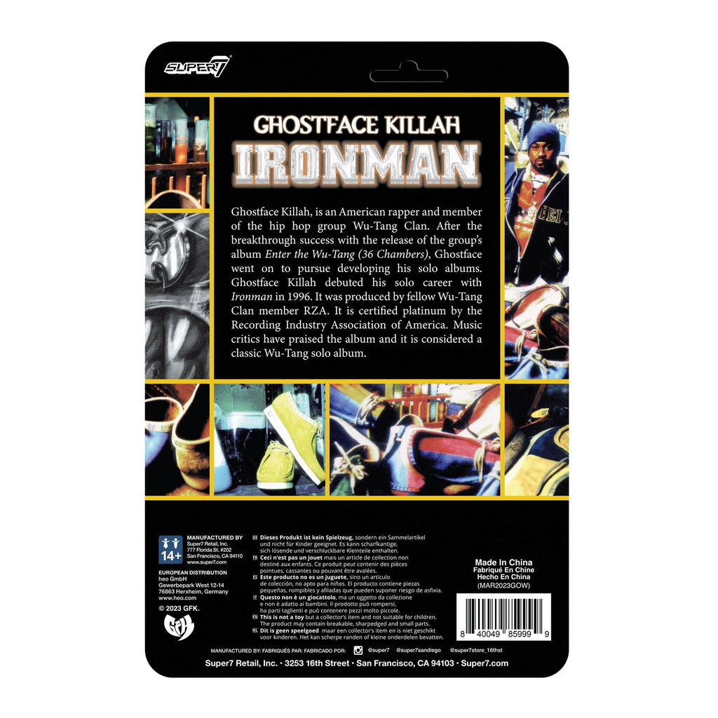 Ghostface Killah ReAction Figures Wave 01 - Ghostface Killah (Ironman)