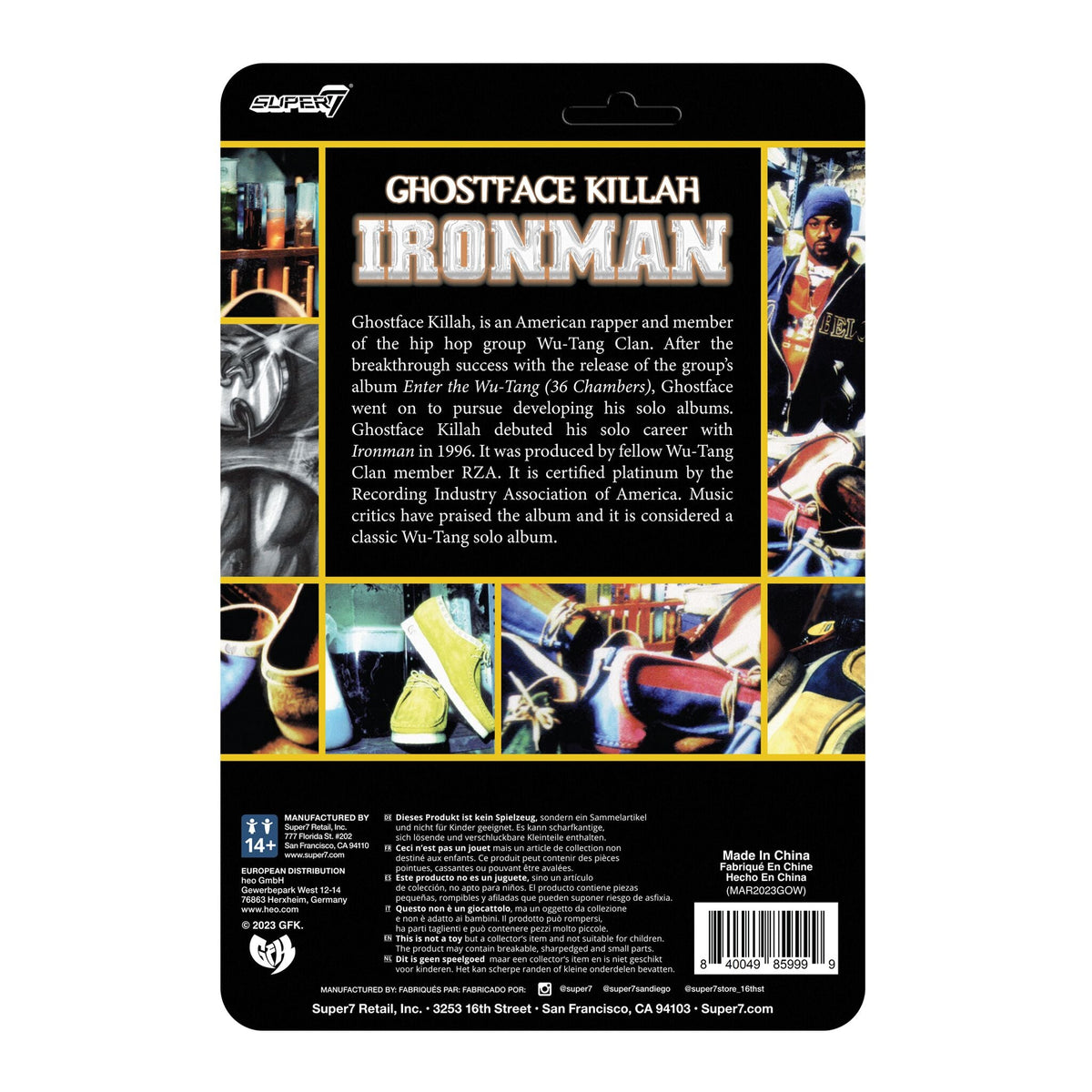 Ghostface Killah ReAction Figures Wave 01 - Ghostface Killah (Ironman)