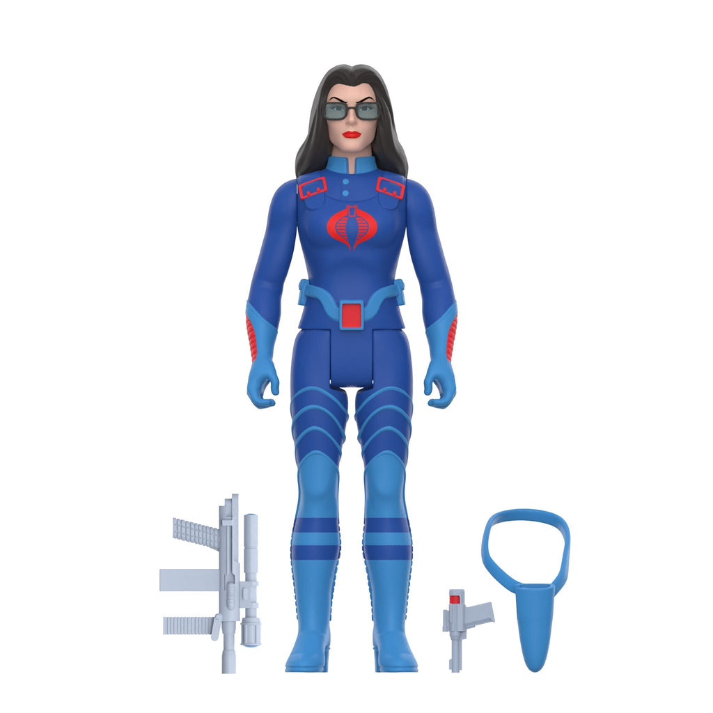 G.I. Joe ReAction Figures Wave 7 - Baroness (Cartoon Dark Blue) [Exclusive]
