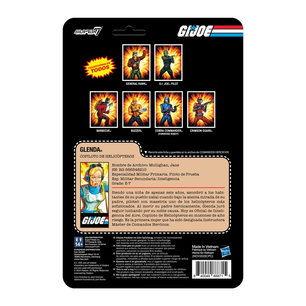G.I. Joe ReAction Figures - Glenda (Special Air Intelligence Officer)