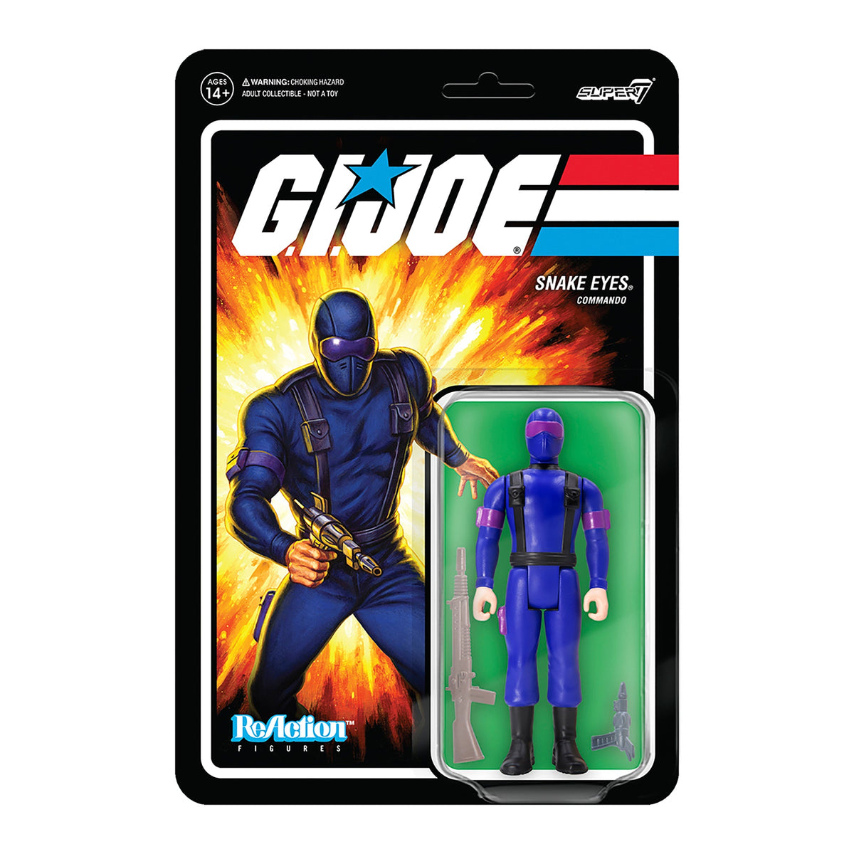 G.I. Joe ReAction Figures Wave 1 - Snake Eyes (RAH)