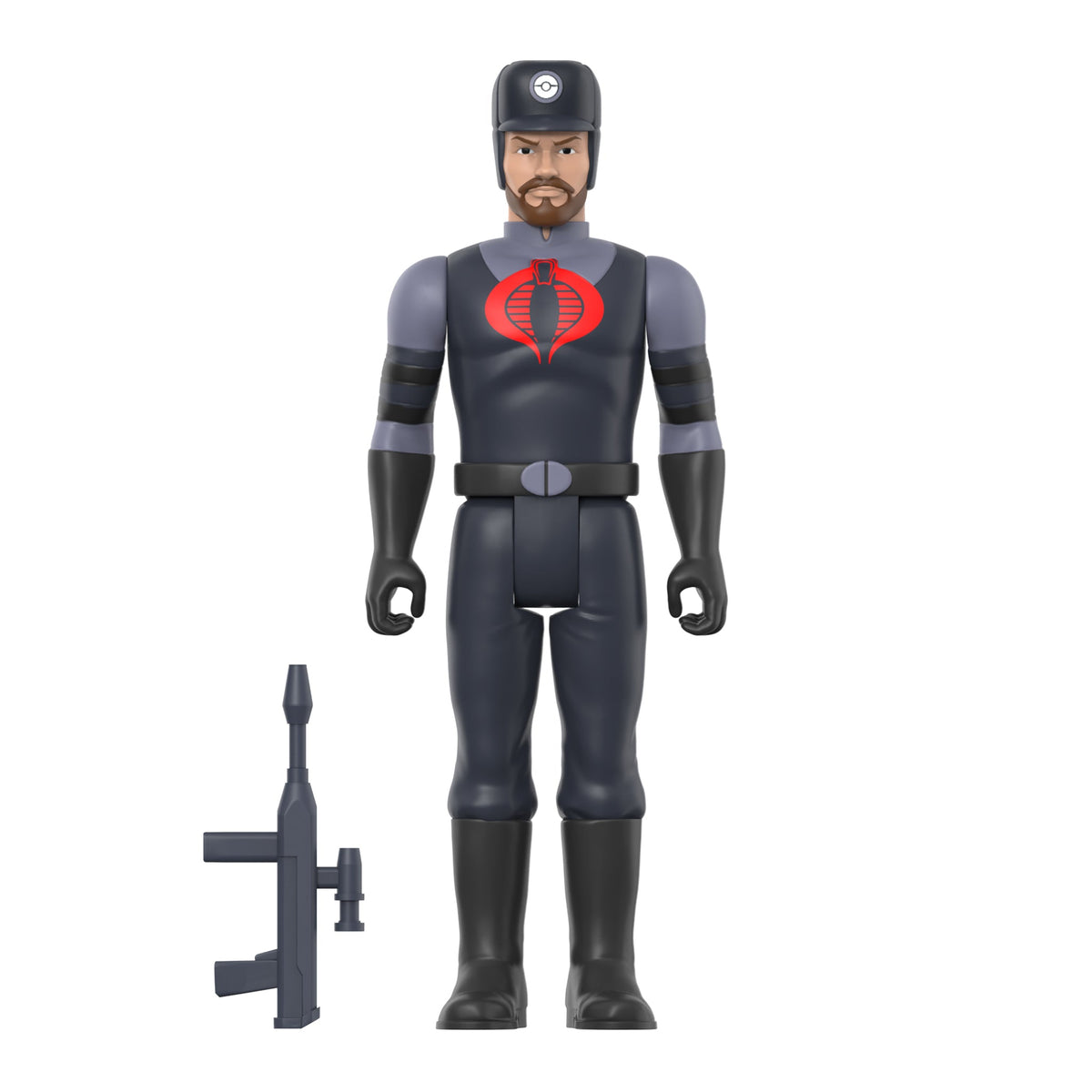 G.I. Joe ReAction Figures Wave 3 - Cobra Snakeling Factory Worker Beard (Tan)