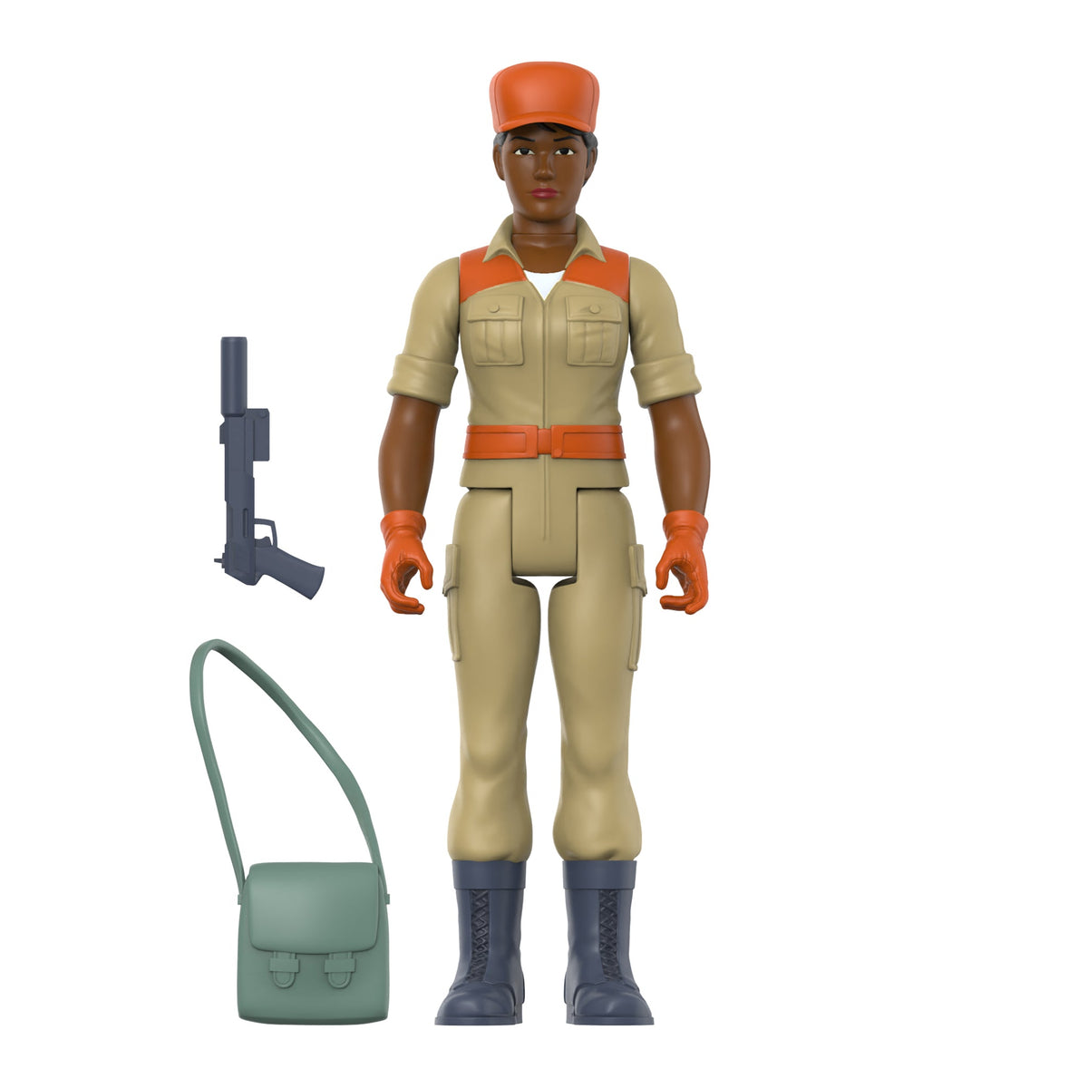 G.I. Joe ReAction Figures Wave 3 - Female Combat Engineer Ponytail Hair (Brown)