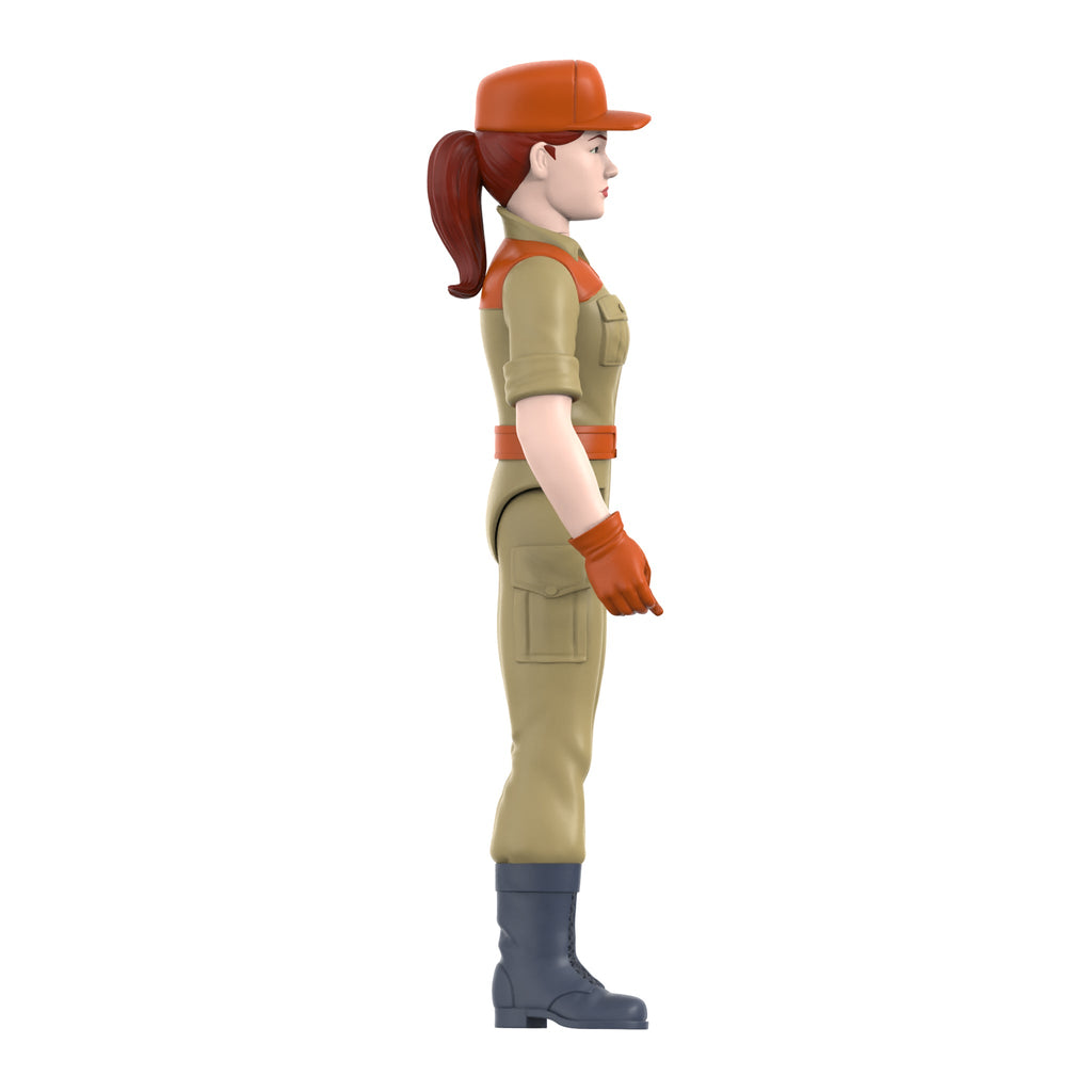 G.I. Joe ReAction Figures Wave 3 - Female Combat Engineer Ponytail Hair (Pink)