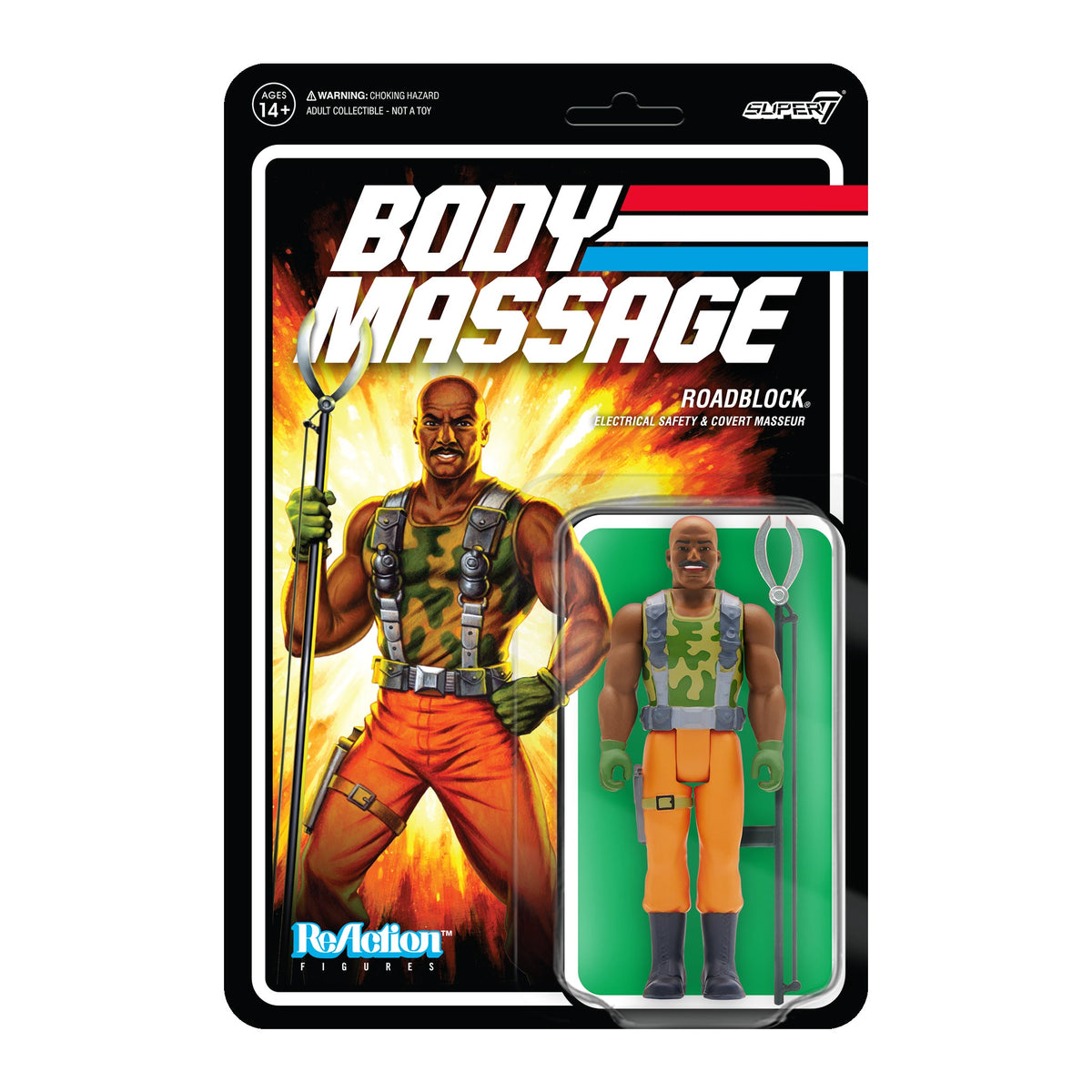 G.I. Joe ReAction Figures Wave 3 - Roadblock PSA