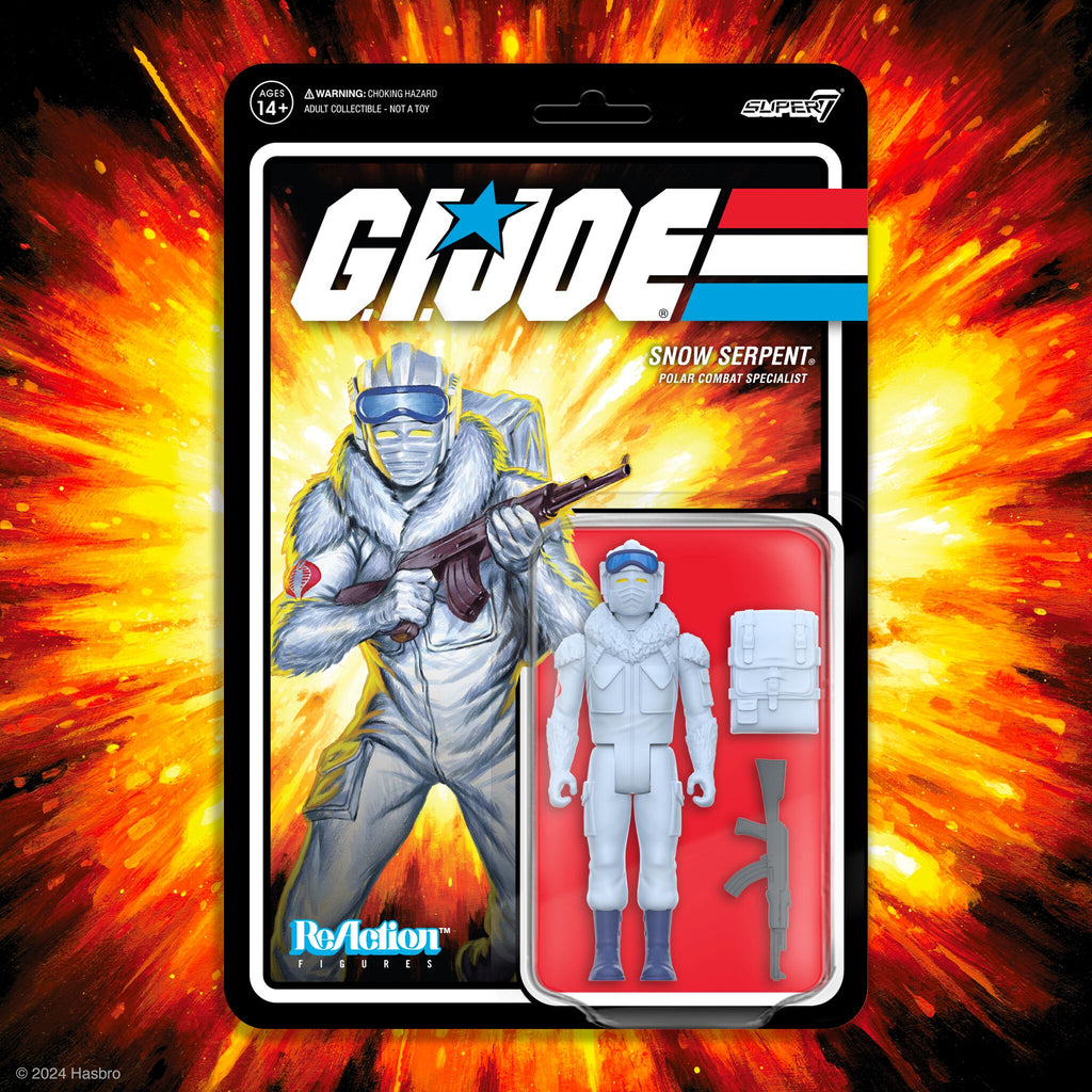 G.I. Joe ReAction Figures W8 - Cobra Snow Serpent