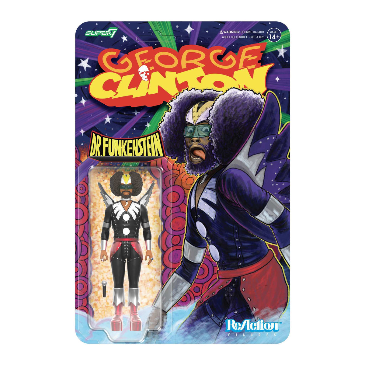 George Clinton ReAction Figures Wave 01 - George Clinton (Dr. Funkenstein)