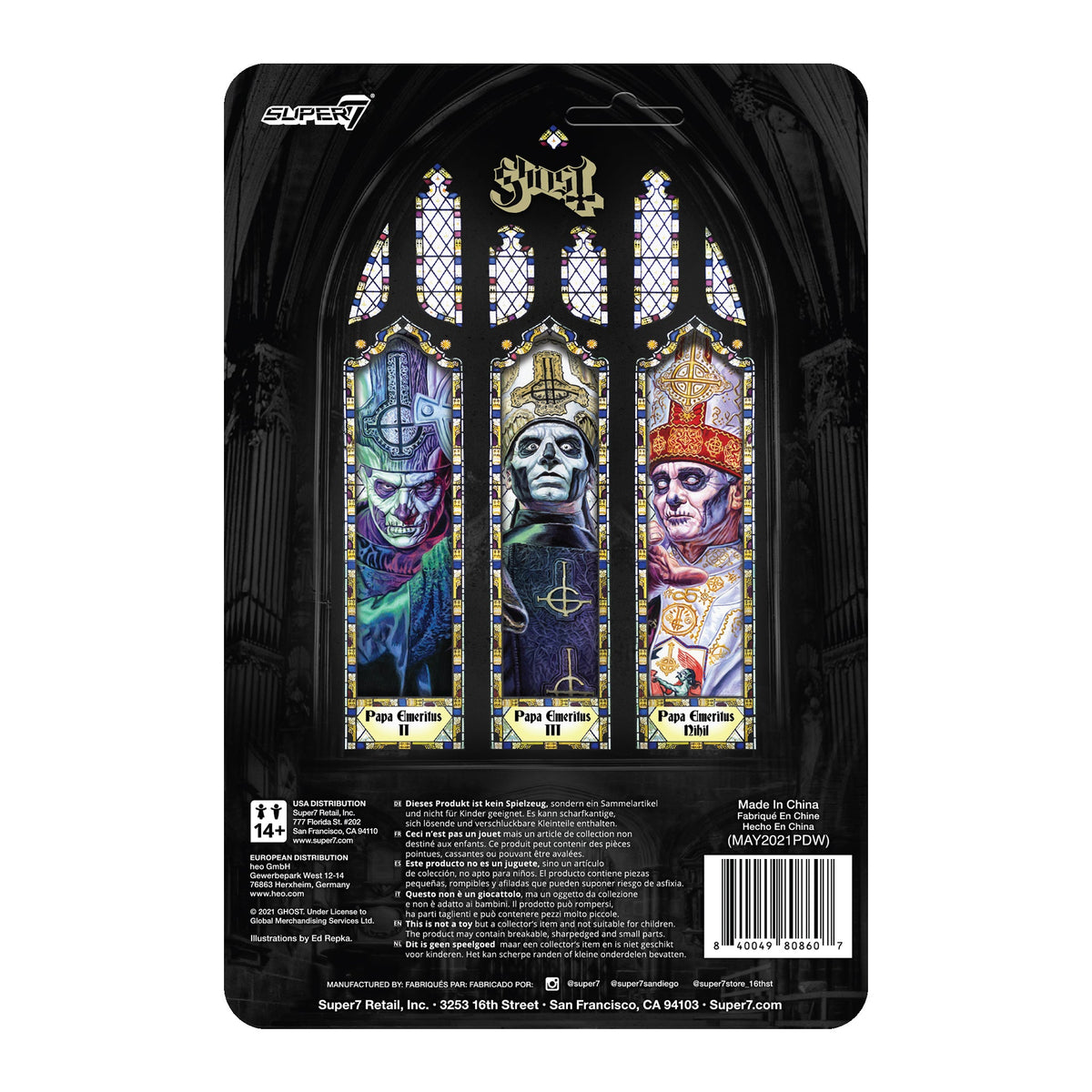 Ghost ReAction Figure - Papa Emeritus Nihil