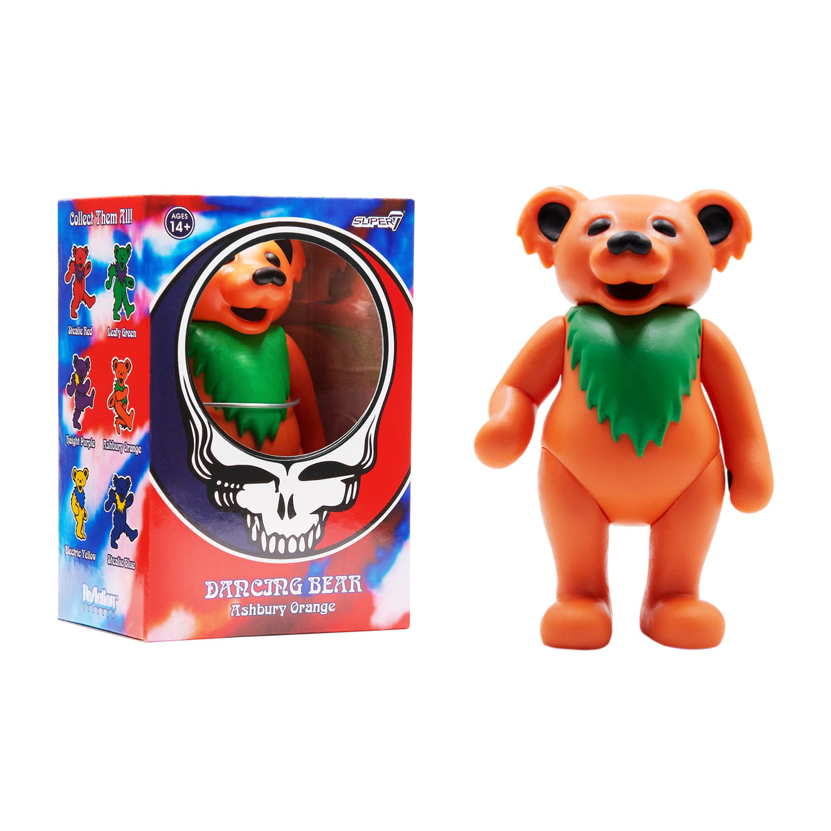 Grateful Dead Reaction Figure - Dancing Bear (Ashbury Orange)