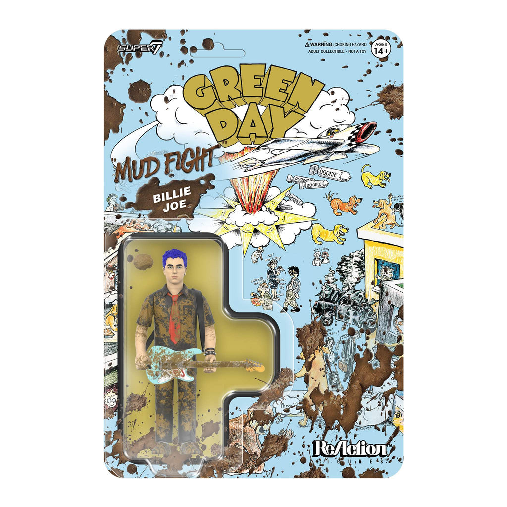 GREEN DAY ReAction Figures Wave 01 (Mud Fight) - Billie Joe Armstrong