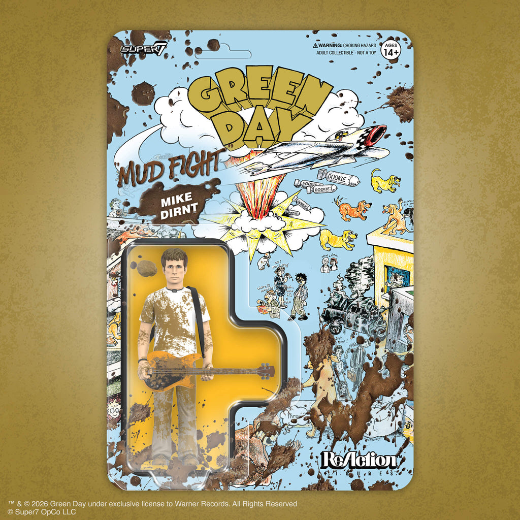 GREEN DAY ReAction Figures Wave 01 (Mud Fight) - Mike Dirnt