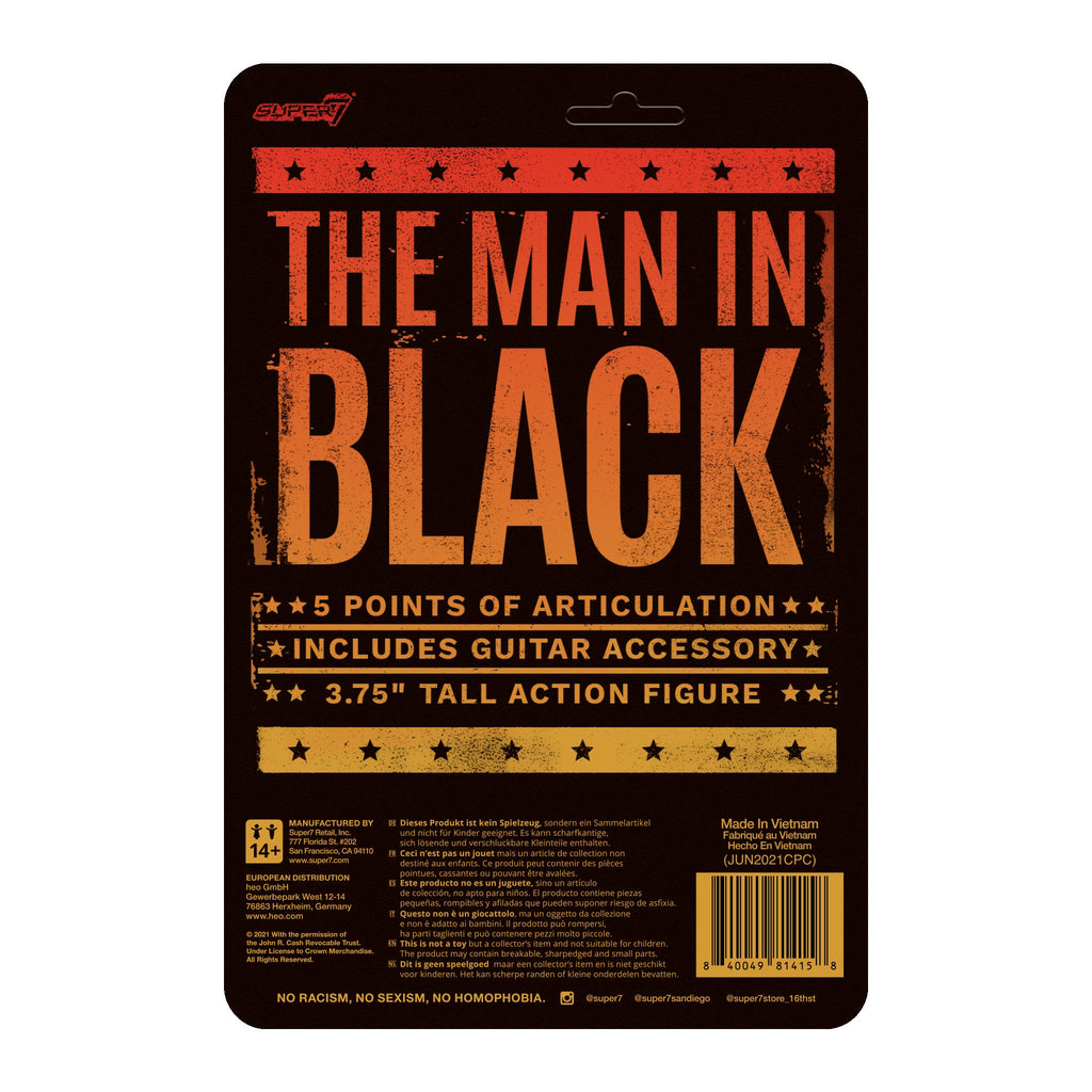 Johnny Cash ReAction Figure - The Man In Black