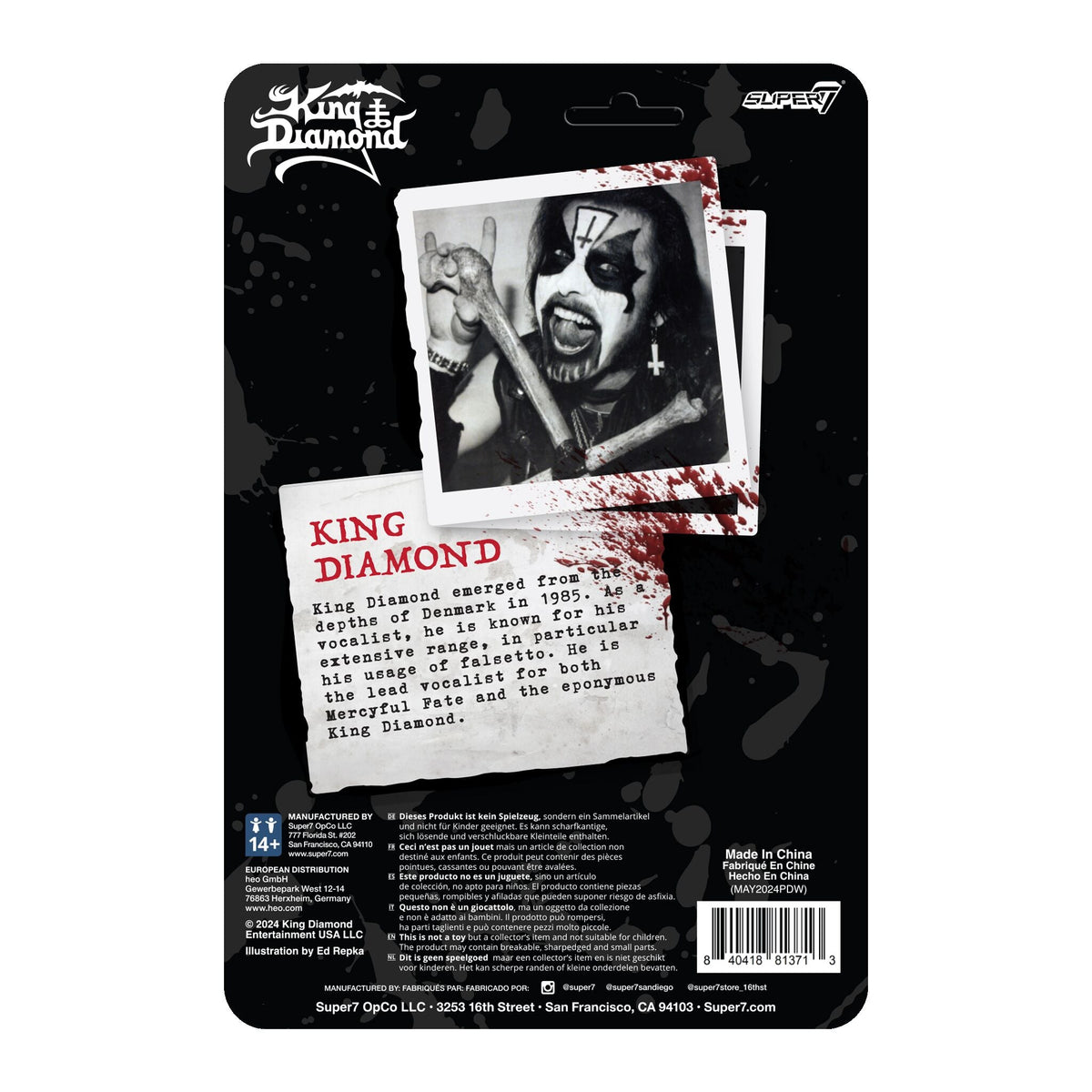 King Diamond ReAction Figure
