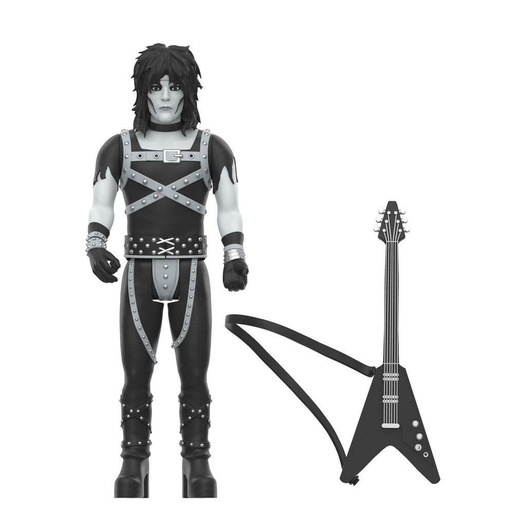 Motley Crue ReAction Figures Wave 02 - Vince Neil, Tommy Lee, Nikki Sixx, & Mick Mars (Shout At The Devil - Black & White)