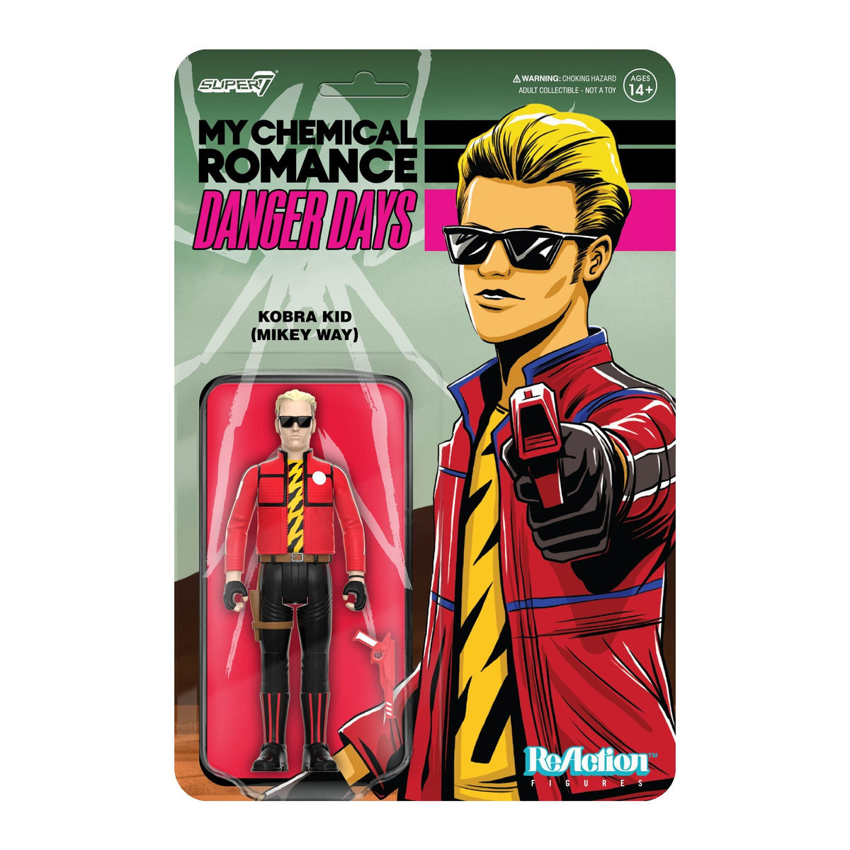 My Chemical Romance ReAction Figures Wave 01 (Danger Days) - Kobra Kid (Unmasked)