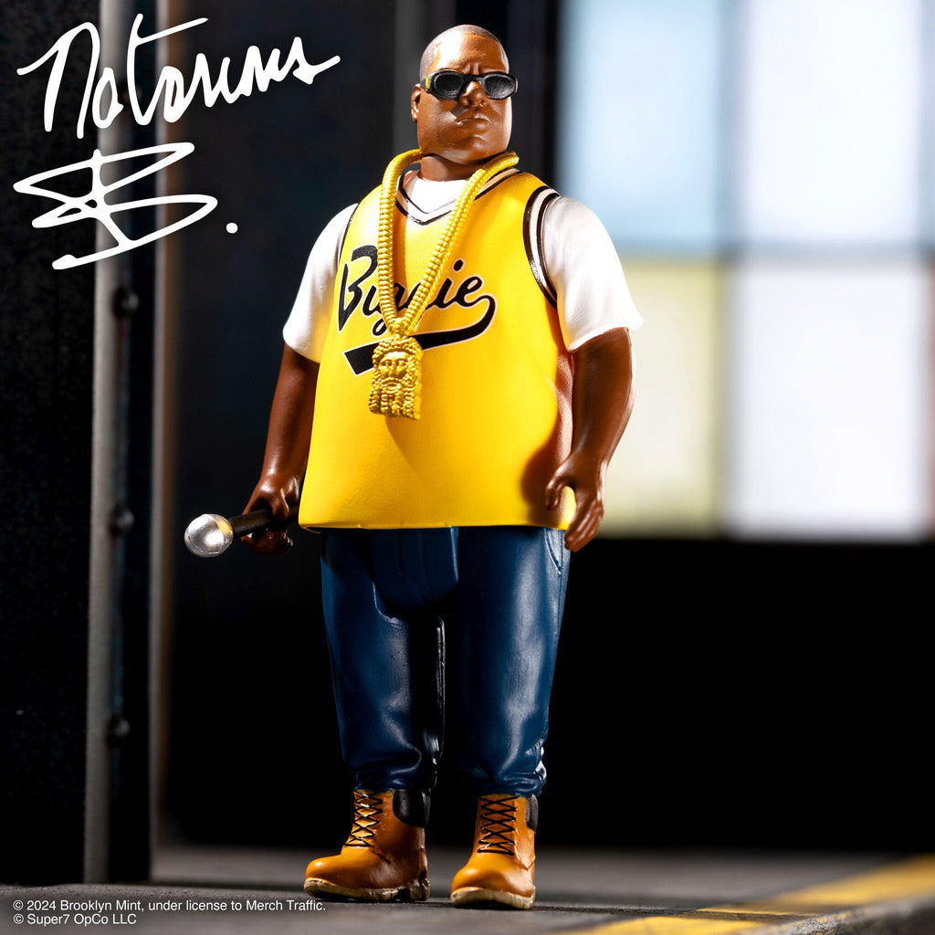 Notorious B.I.G. ReAction Figures Wave 04 - Notorious B.I.G. (Yellow Jersey)