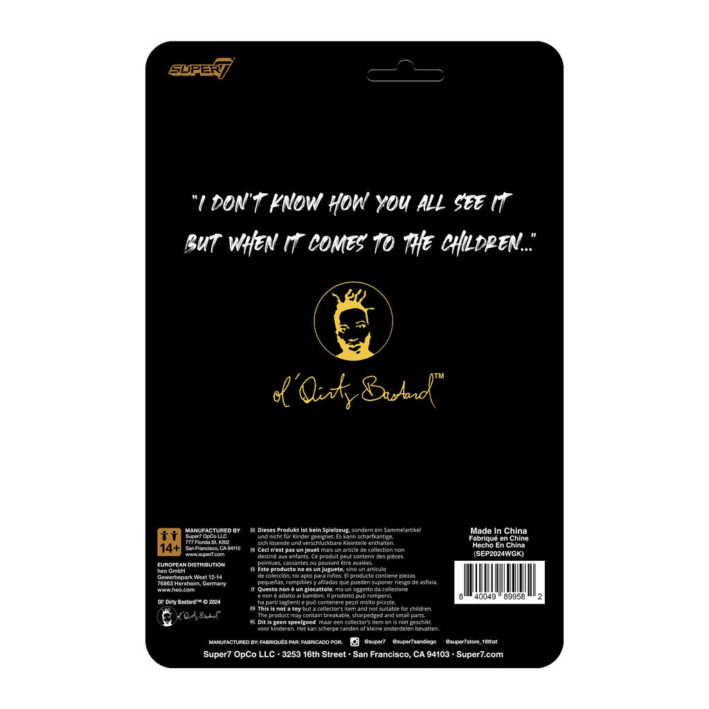 Ol' Dirty Bastard ReAction Figures Wave 04 - ODB (For the Children)