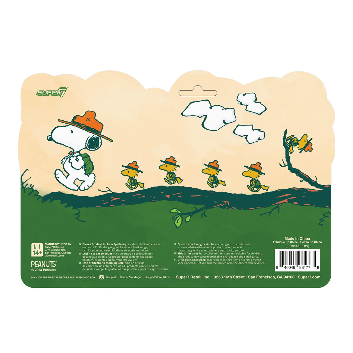 Peanuts ReAction - Beagle Scout Snoopy (Brown Hat)