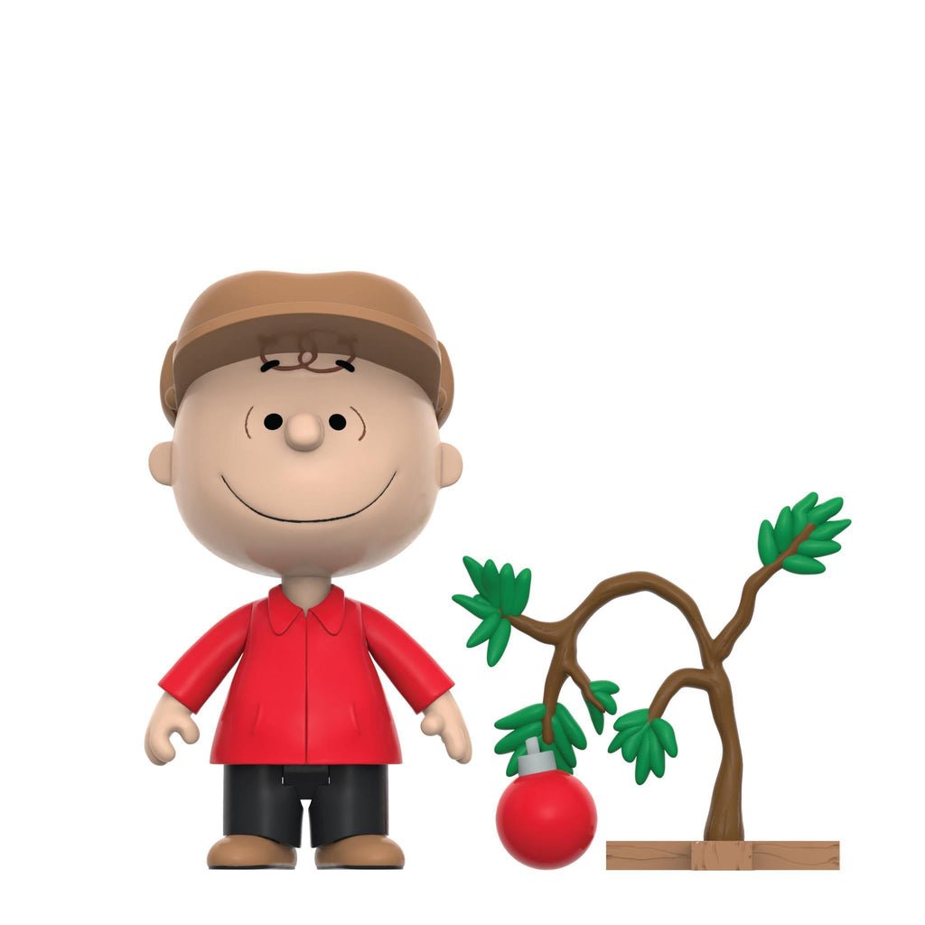 Peanuts ReAction Figures - Charlie Brown and Sad Tree (Snow Globe Card Back)