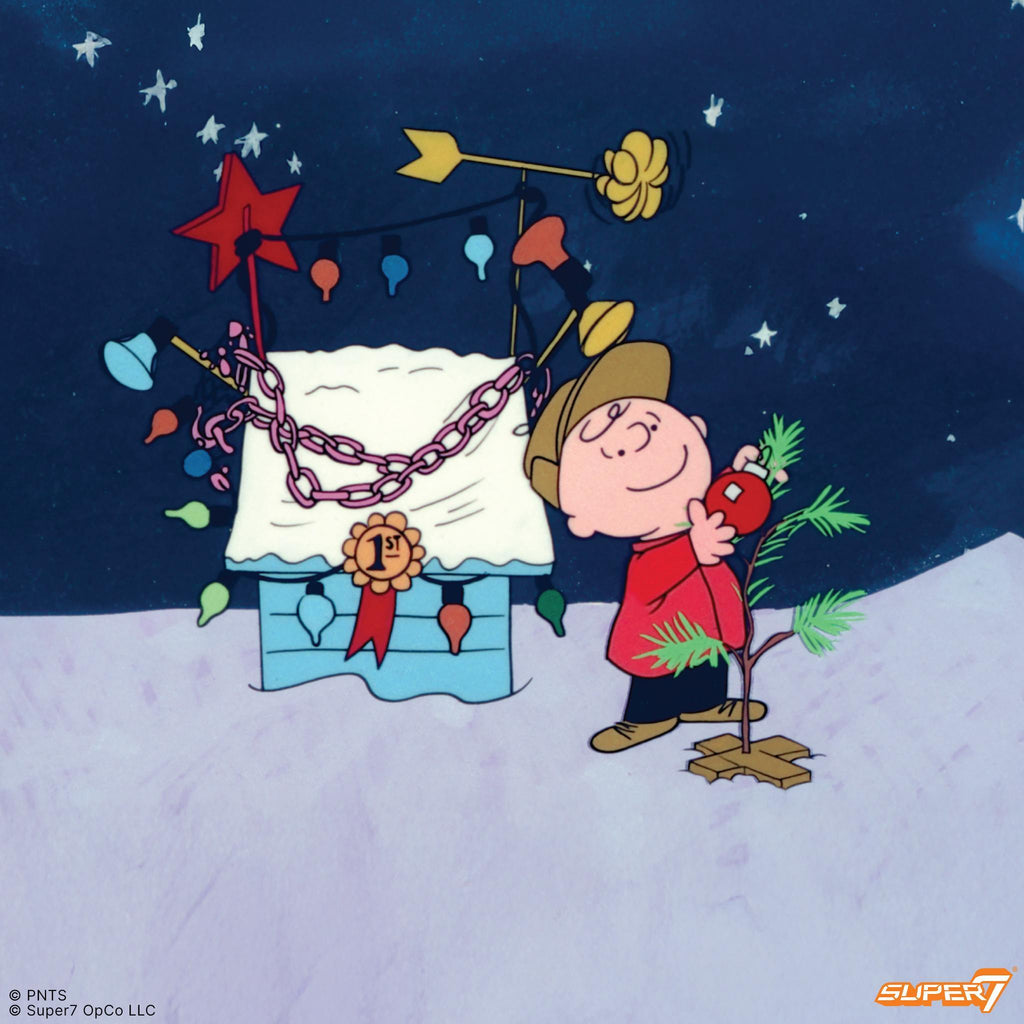 Peanuts ReAction Figures - Charlie Brown and Sad Tree (Snow Globe Card Back)