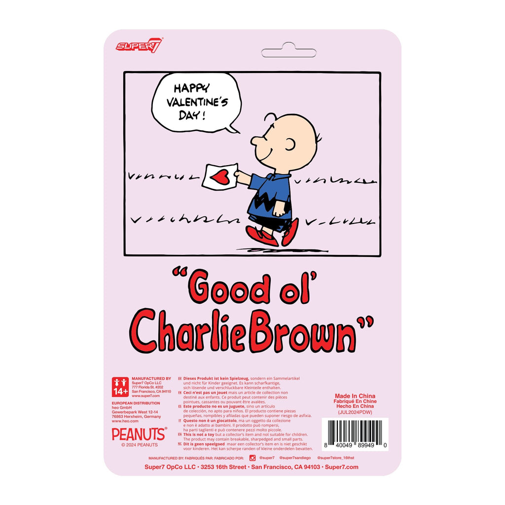 Peanuts ReAction Figures - Charlie Brown (Valentine Delivery)
