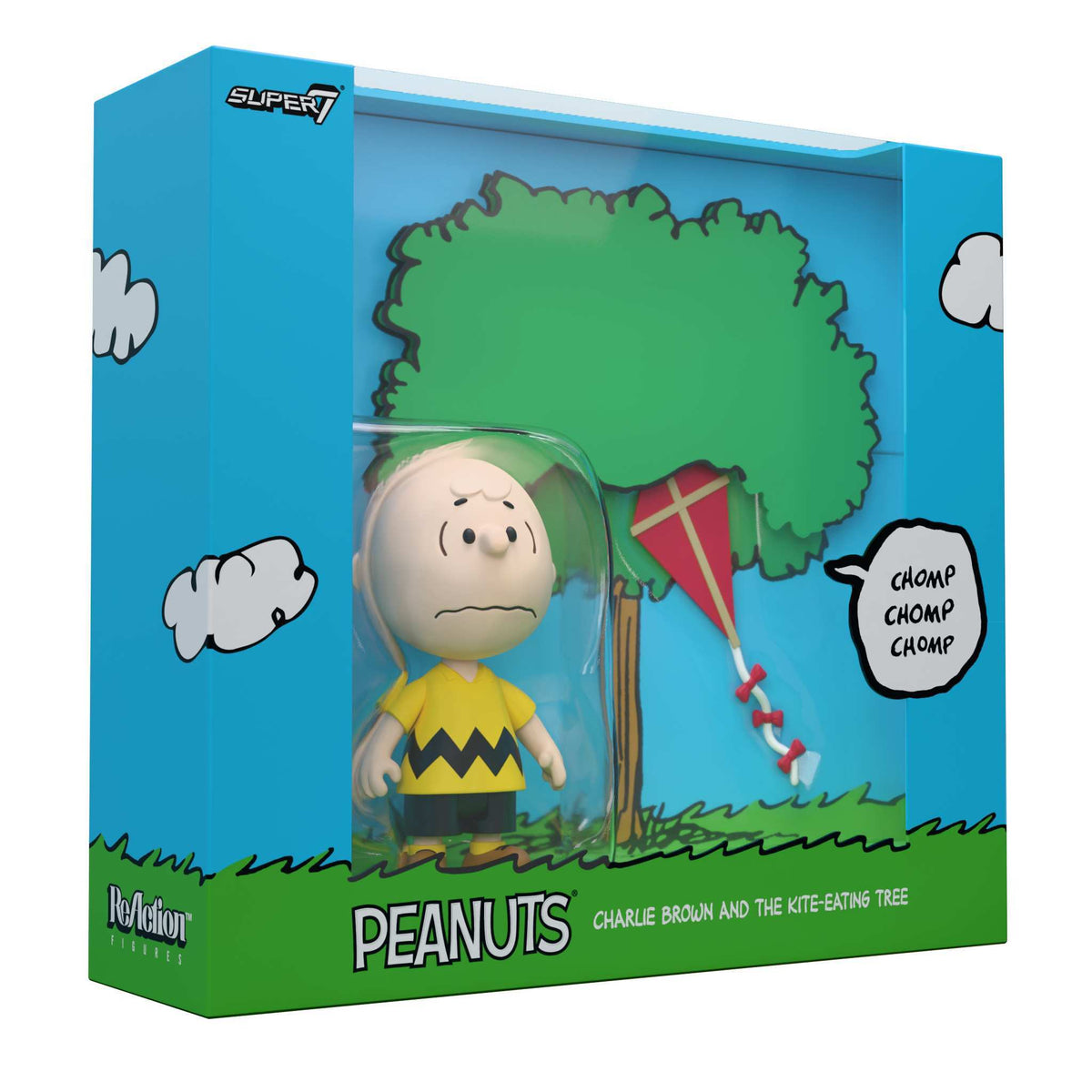 Peanuts ReAction Figures - Charlie Brown and the Kite-Eating Tree  (Diorama Box)