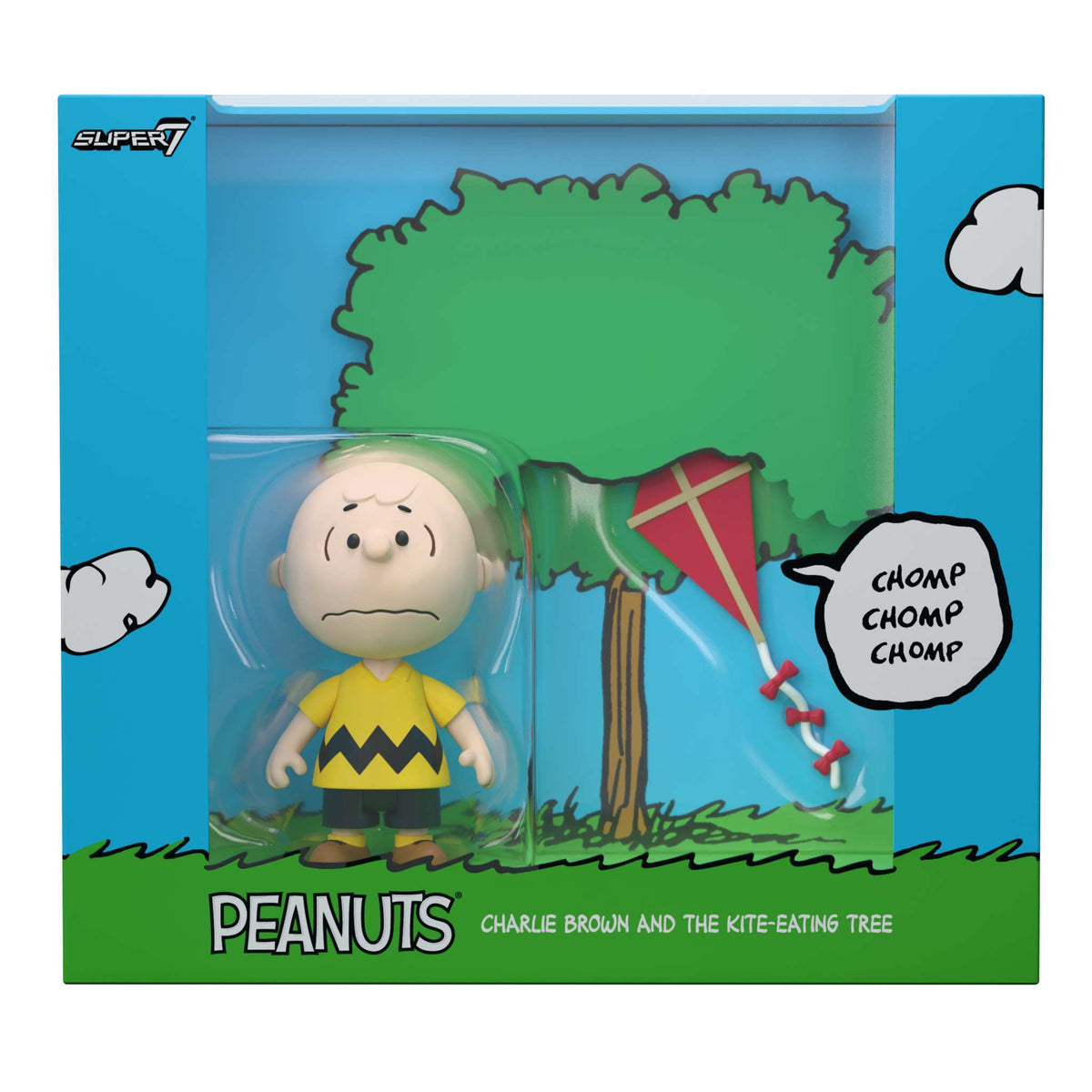 Peanuts ReAction Figures - Charlie Brown and the Kite-Eating Tree  (Diorama Box)
