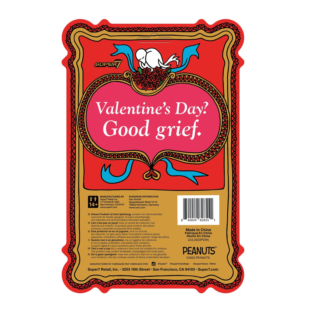 Peanuts ReAction Figures - I Hate Valentine's Day Charlie Brown