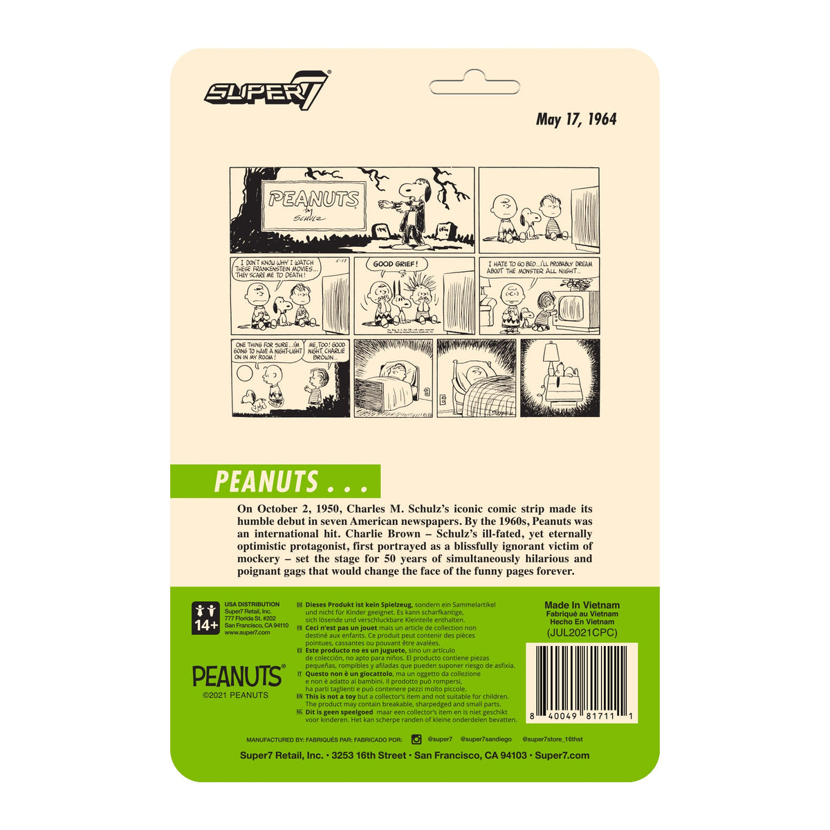 Peanuts ReAction Figure Wave 5 - Franken-Snoopy