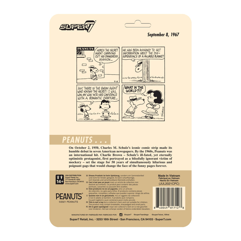 Peanuts ReAction Figure Wave 5 - Secret Agent Snoopy