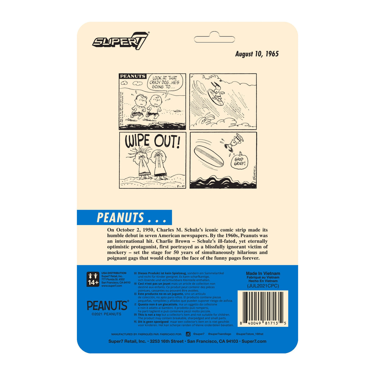 Peanuts ReAction Figure Wave 5 - Surfer Snoopy