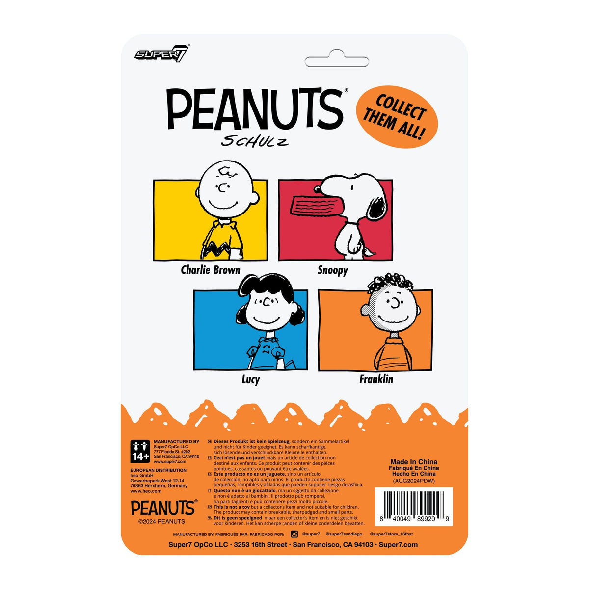 Peanuts ReAction Figures Wave 07 - Franklin