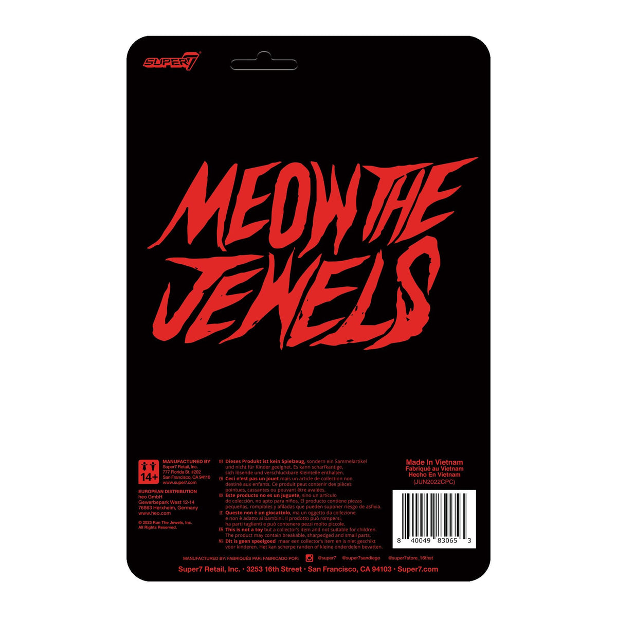 Run the Jewels ReAction Wave 3 Set - Meow the Jewels Killer Mike and El-P