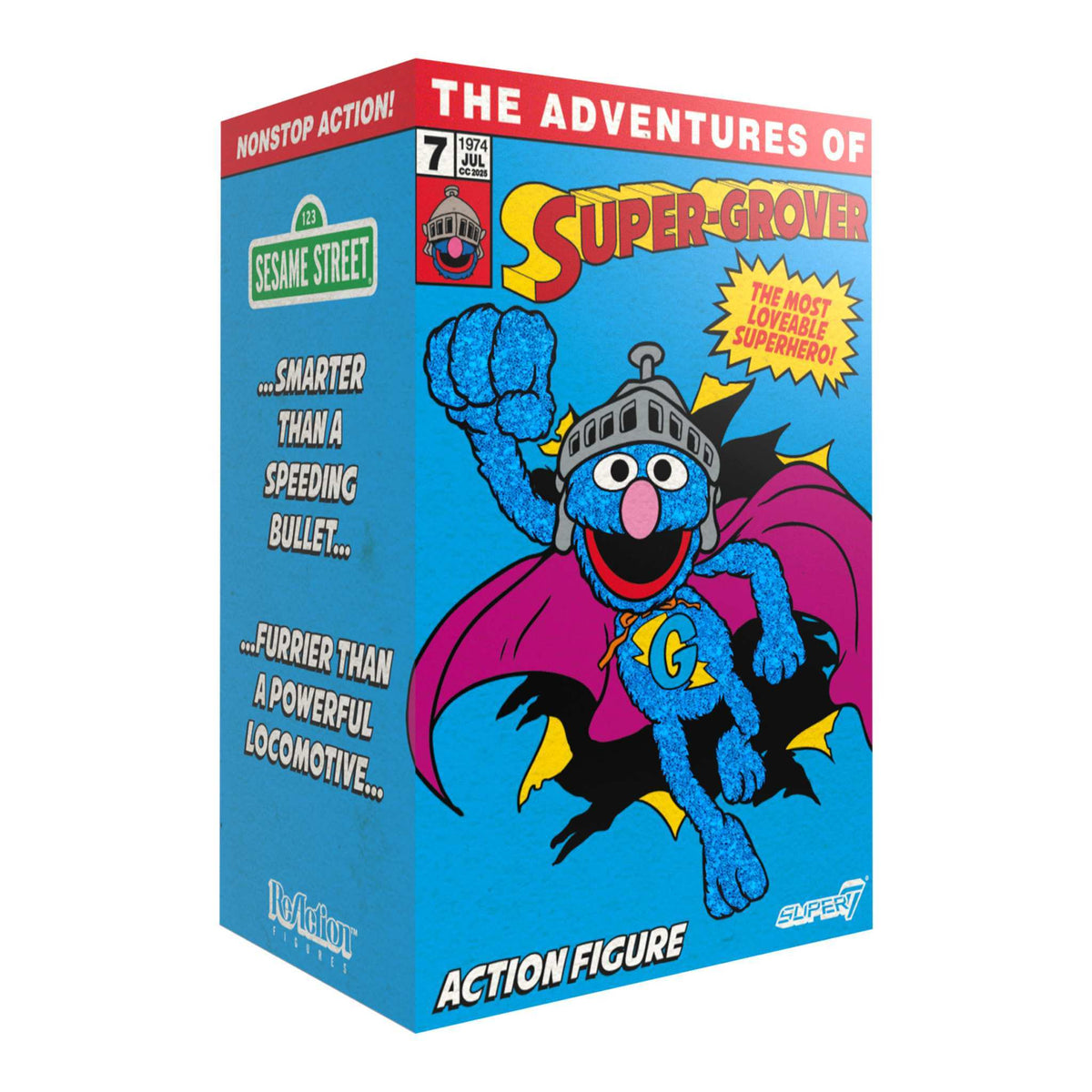 Sesame Street ReAction Figures - Super Grover (w/CHASE)