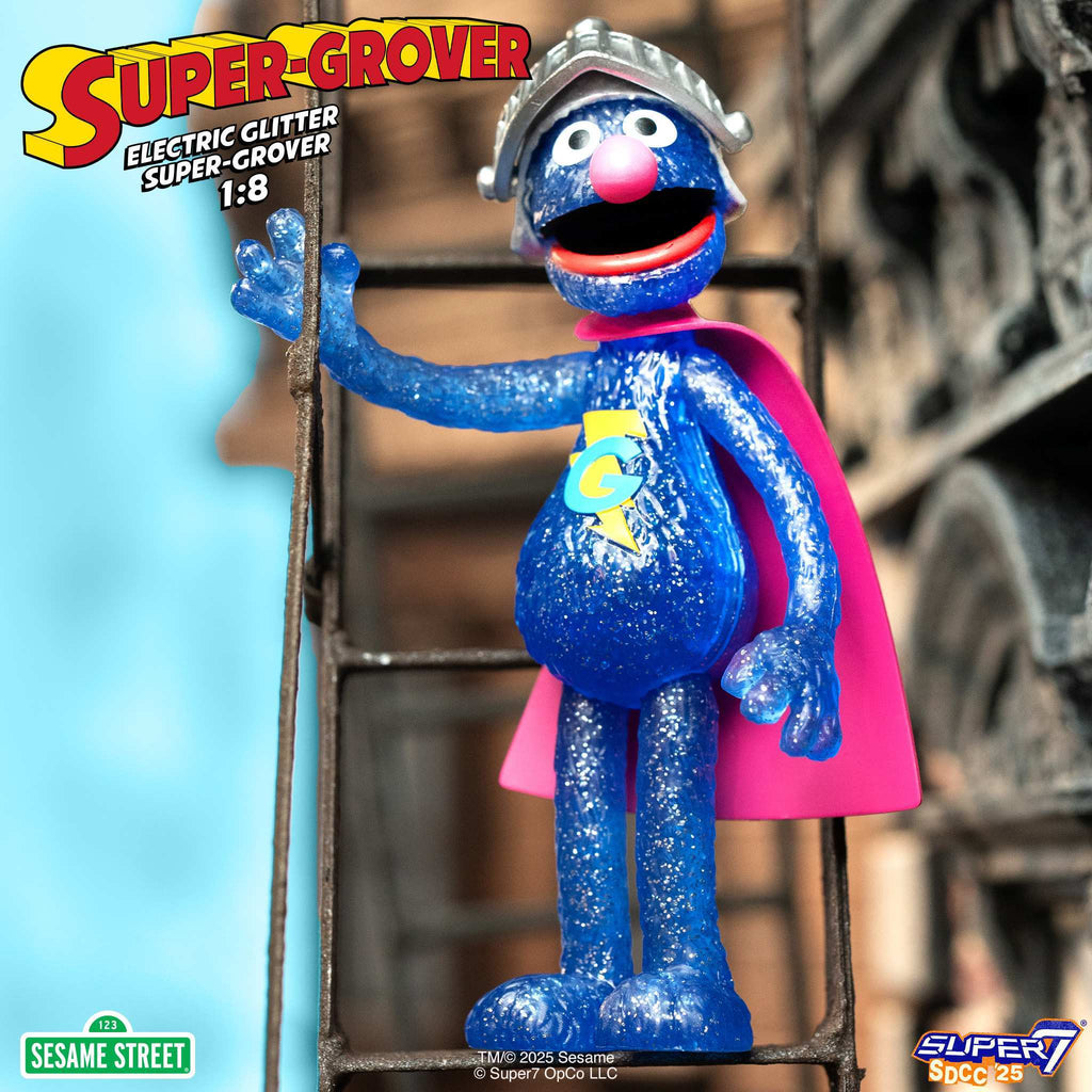 Sesame Street ReAction Figures - Super Grover (w/CHASE)