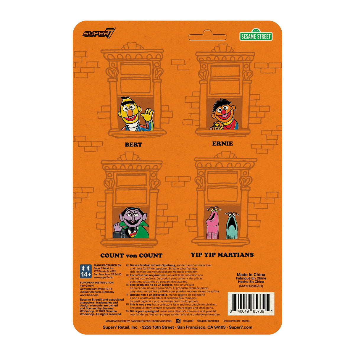 Sesame Street ReAction Figures Wave 01 - Ernie