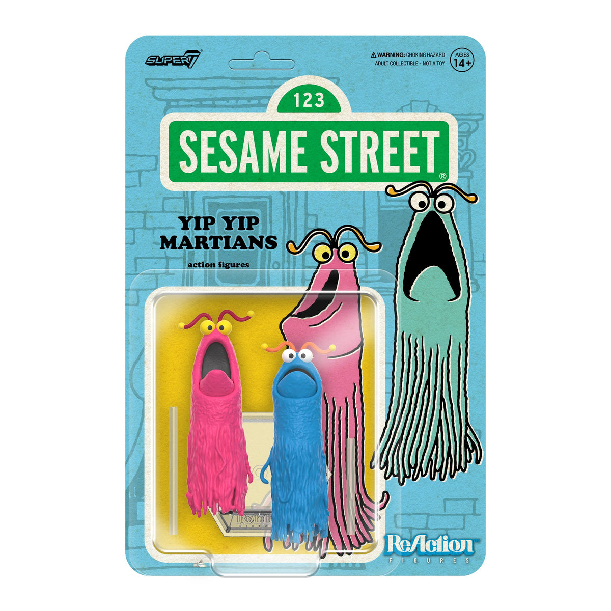 Sesame Street ReAction Figures - Yip Yip Martians