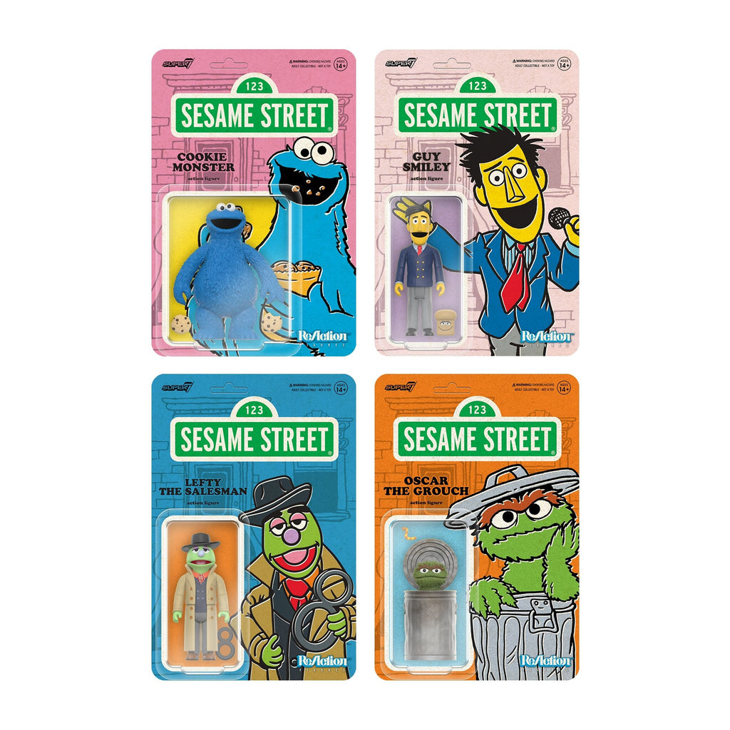 Sesame Street ReAction Figures Wave 02 - Oscar The Grouch