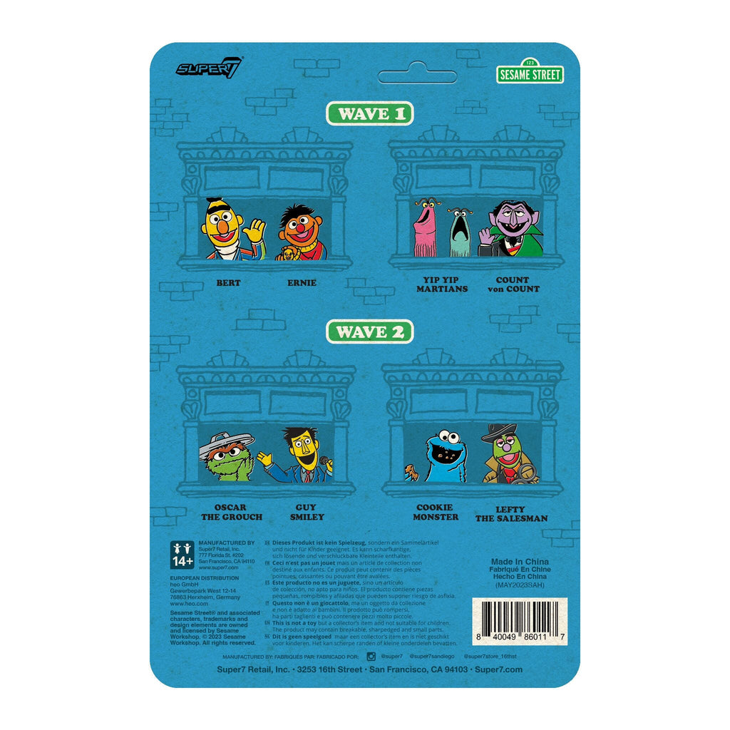 Sesame Street ReAction Figures Wave 02 - Lefty the Salesman