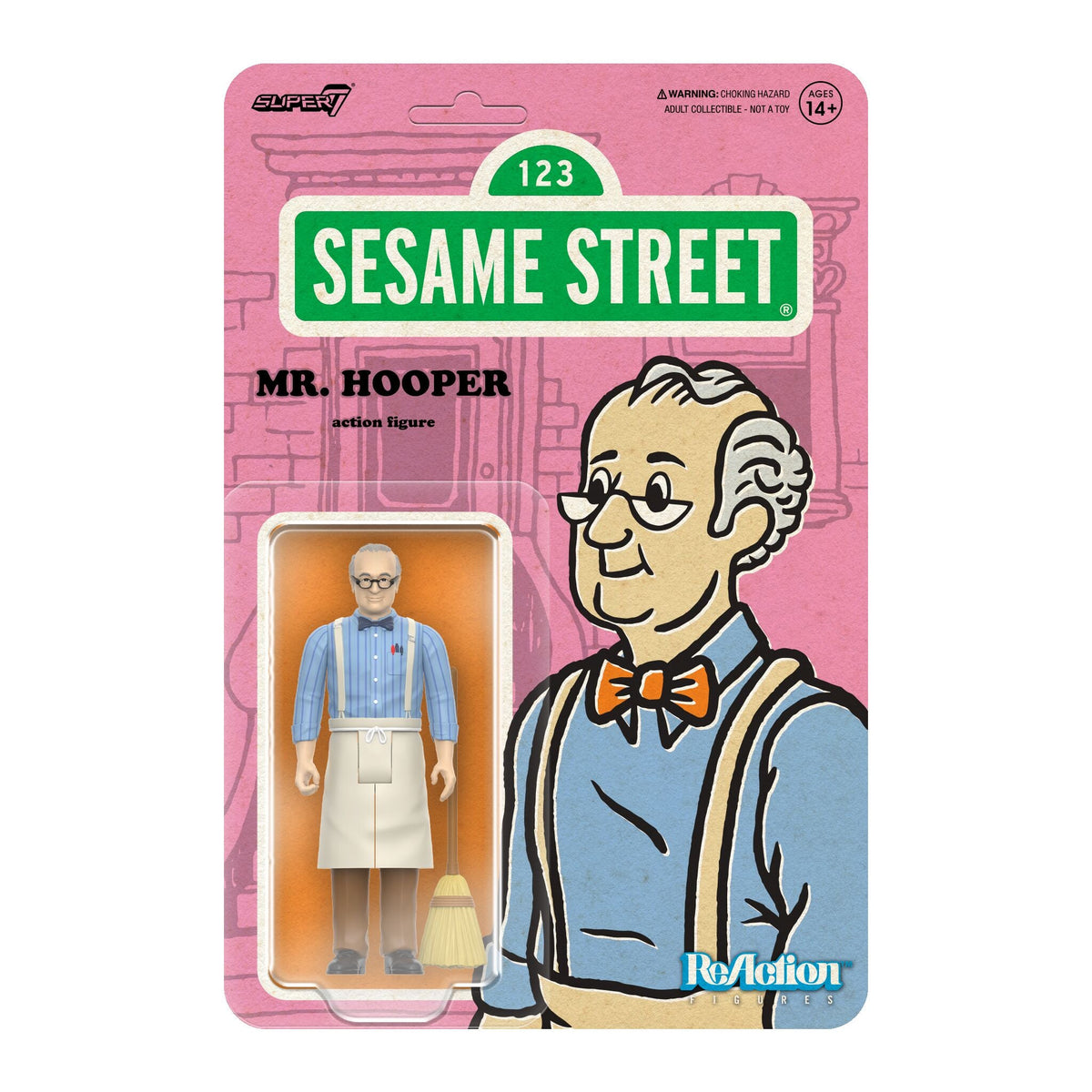 Sesame Street ReAction Figures Wave 3 - Big Bird, Super Grover, Sherlock Hemlock, and Mr. Hooper