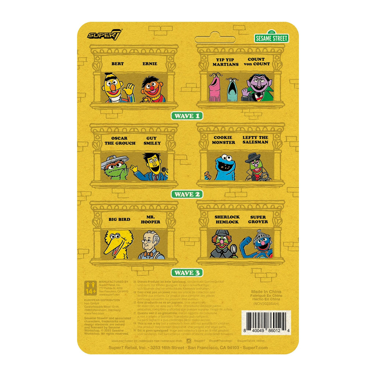 Sesame Street ReAction Figures Wave 03 - Sherlock Hemlock
