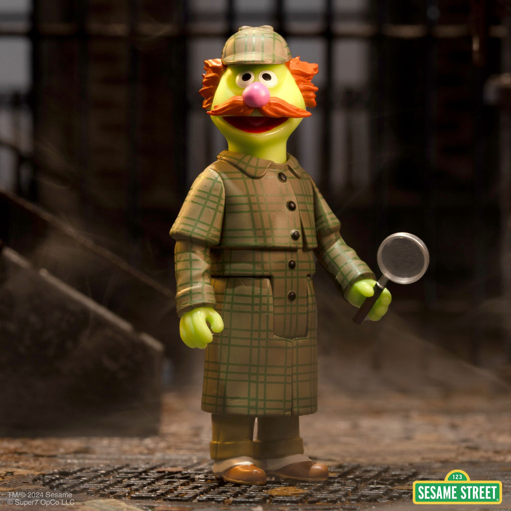 Sesame Street ReAction Figures Wave 3 - Big Bird, Super Grover, Sherlock Hemlock, and Mr. Hooper