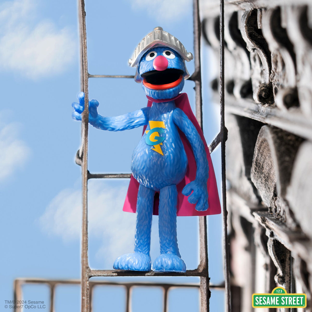 Sesame Street ReAction Figures Wave 3 - Big Bird, Super Grover, Sherlock Hemlock, and Mr. Hooper