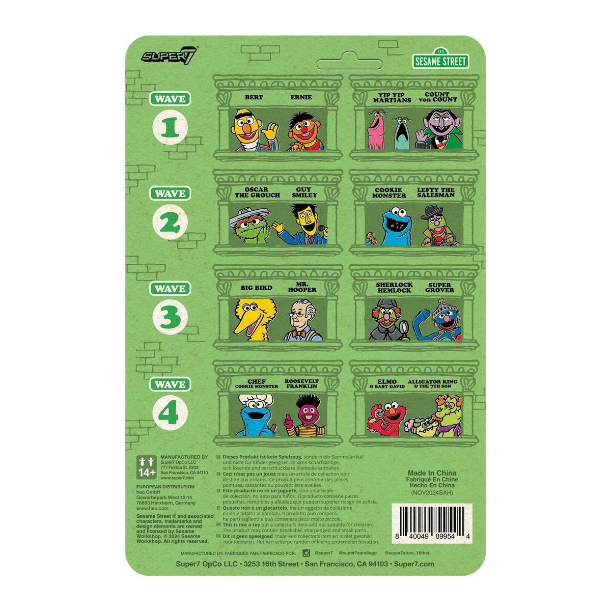 Sesame Street ReAction Figures Wave 04 - Elmo