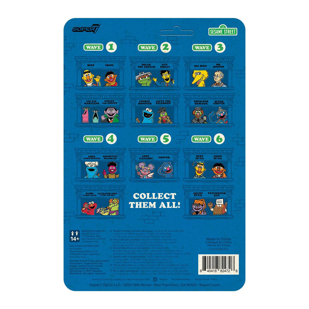 Sesame Street ReAction Figures Wave 06 - Count Von Count (PJs)