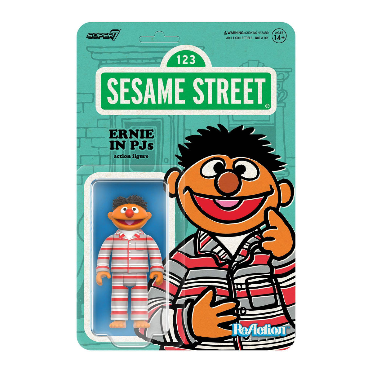 Sesame Street ReAction Figures Wave 06 - Ernie (PJs)