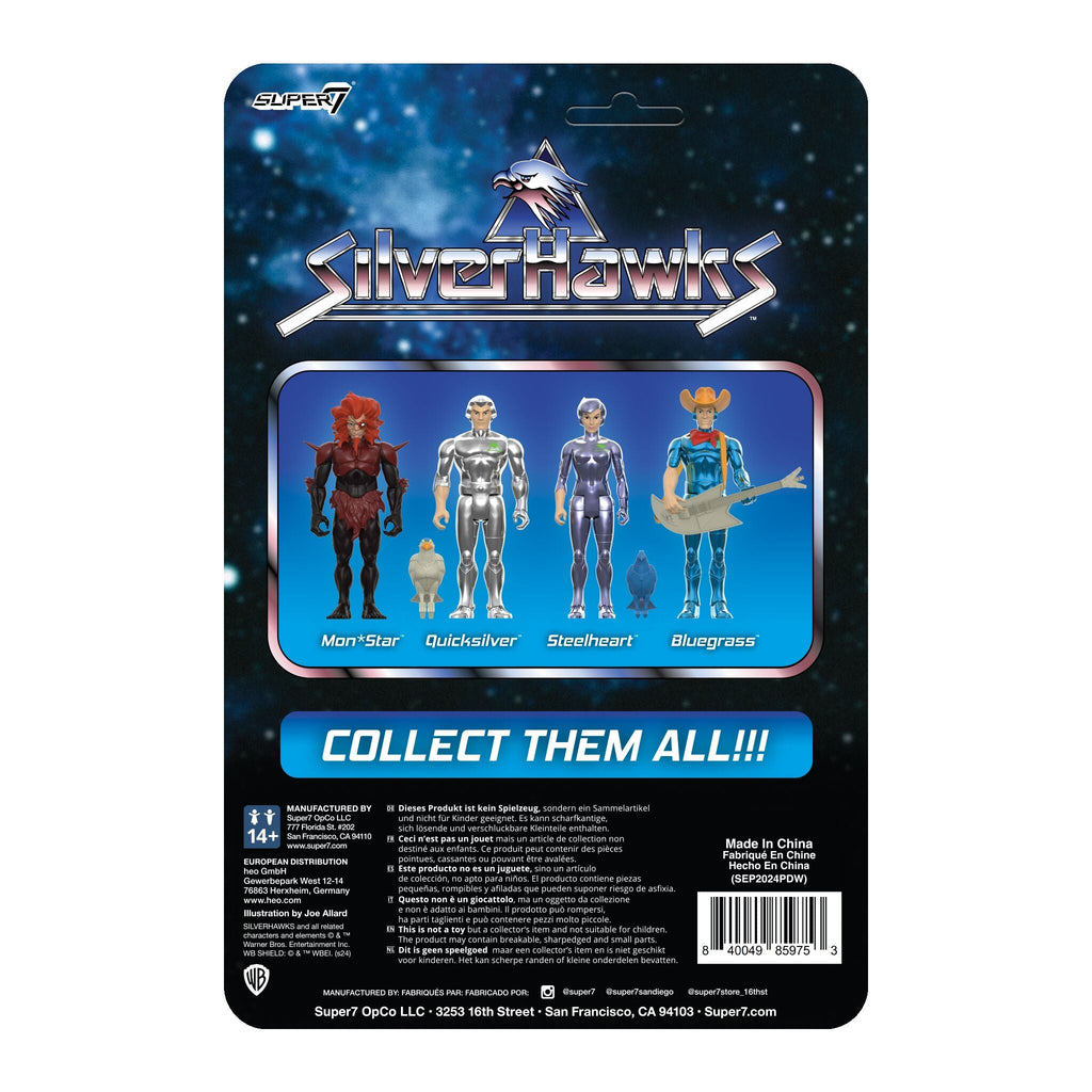 SilverHawks ReAction Figures Wave 01 - Quicksilver (Toy Version)