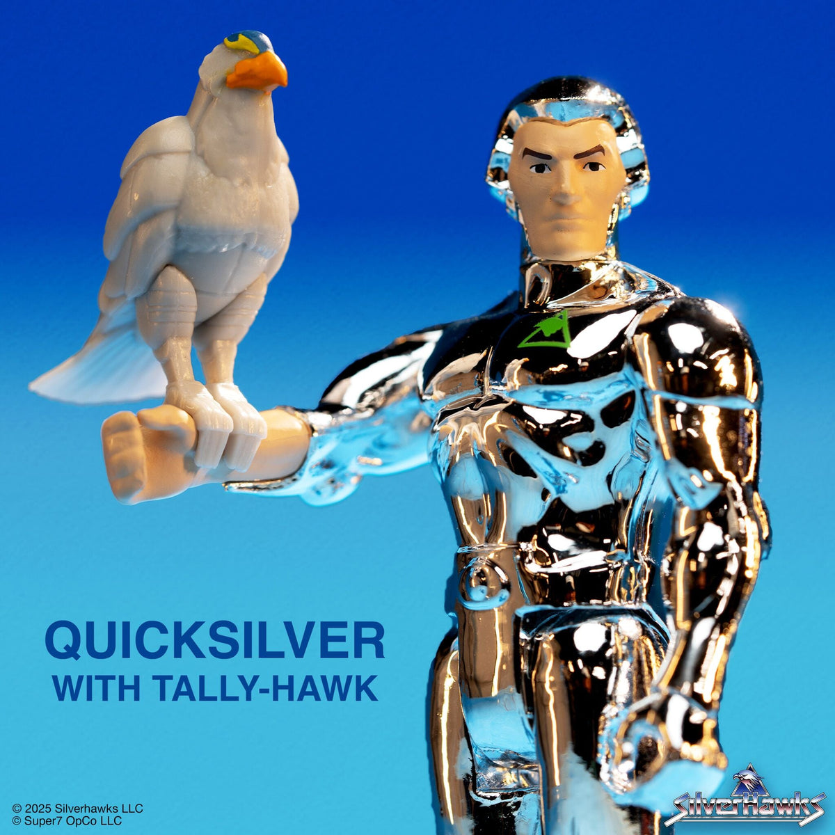SilverHawks ReAction Figures Wave 01 - Quicksilver (Toy Version)